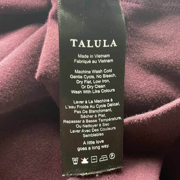 ARITZIA Talula SWEETHEART LONG SLEEVE TOP in Cardamom, Large, Preowned - Picture 4 of 10